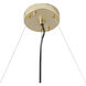 Canada LED 38.1 inch Gold Chandelier Ceiling Light